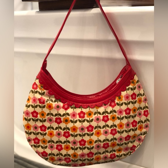 Vera Bradley Frill Collection Hotsy Totsy Hobo Bag in Folkloric pattern. - Picture 2 of 16